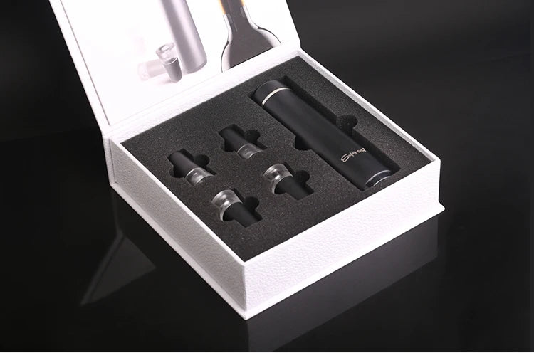 5in1 electric vacuum wine stopper wine save vacuum pump with wine bottle stopper bar accessories set