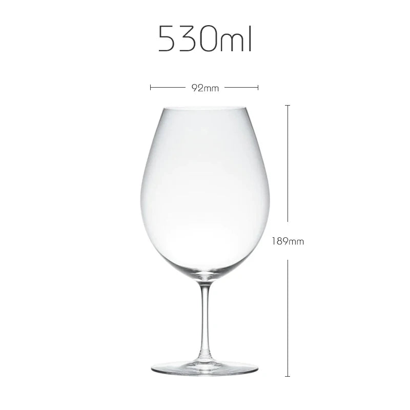 Japanese CAVA Series Short Wine Glass Handmade Extremely Thin Masterly Craft Perfect Flawless Goblet KIMURA Style