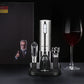 LFGB Certification Electric Red Wine Bottle Opener Set Luxury Corkscrew Pour Tube Stopper Well Packaged Neighbor Gift Box