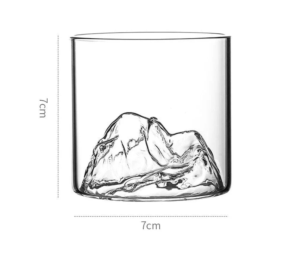 Mountain in Cup Transparent Glasses – Pack