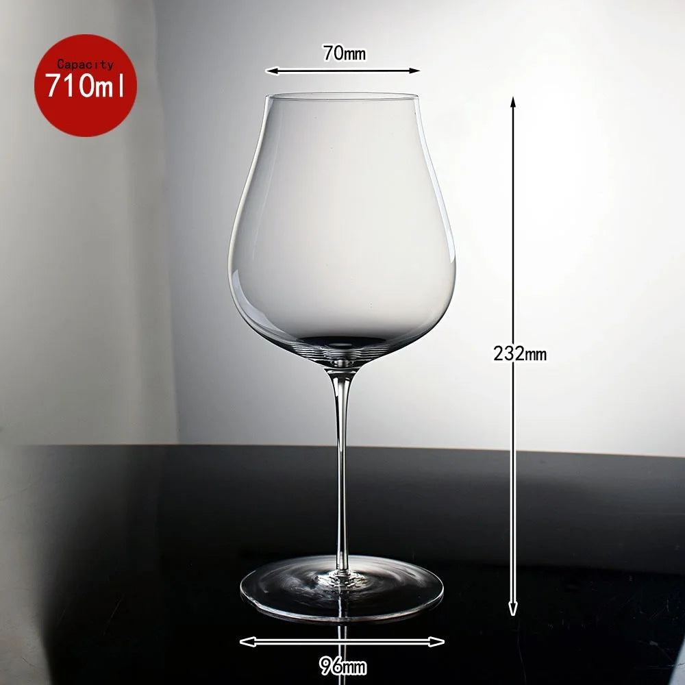 2/1Pcs 940/710ml Crystal Red Wine Glass