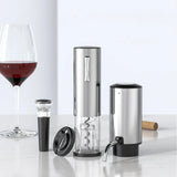 Rechargeable Electric Red Wine Openers Automatic Corkscrew Wine Openers Set Foil Cutter Wine Stopper Wine Pourer Christmas Gifts