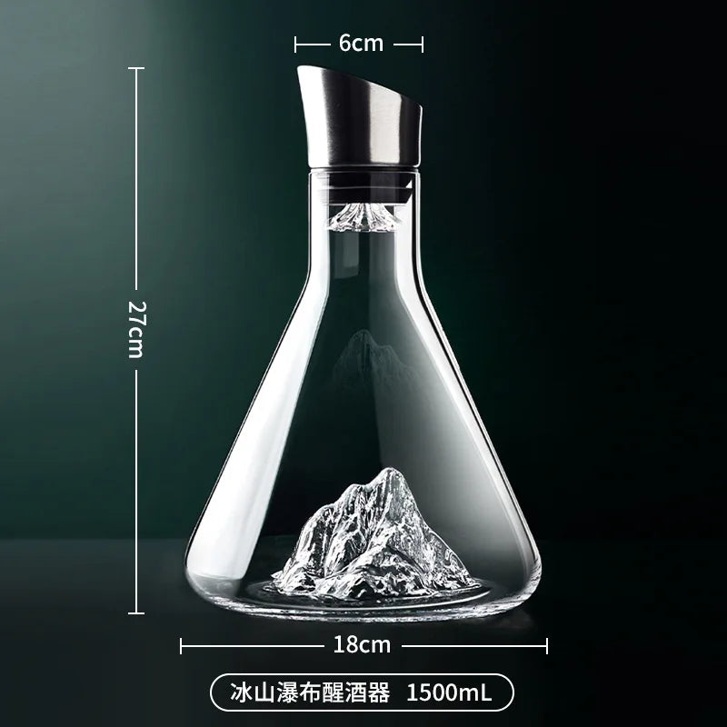 Iceberg Red Wine Decanters – European Style Luxury