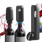USB Rechargeable Wine Opener Set Automatic Corkscrew Electric Wine Bottle Openers With Foil Cutter For Kitchen Bar Wine Lovers