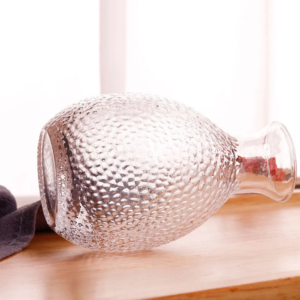 Clear Elegant Sake Decanter Japanese Style Kettle Kit Pretty Fashionable Home Brewing Barware Sake Decanter Hand Warmer Mug