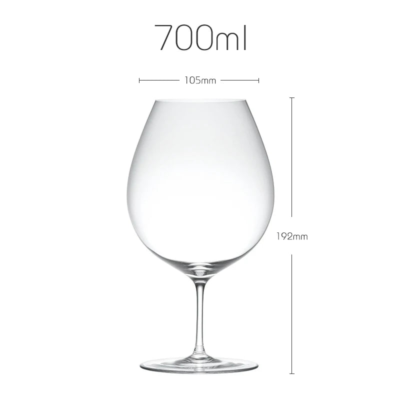 Japanese CAVA Series Short Wine Glass Handmade Extremely Thin Masterly Craft Perfect Flawless Goblet KIMURA Style