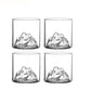 Mountain in Cup Transparent Glasses – Pack