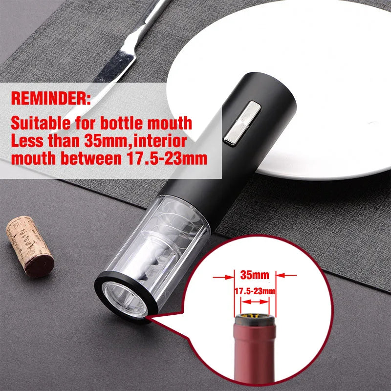 Electric Wine Screwer Set Wine Bottle Corkscrew Rechargeable Gifts Set with Opener Wrap Cutter Preserve Stopper Pourer