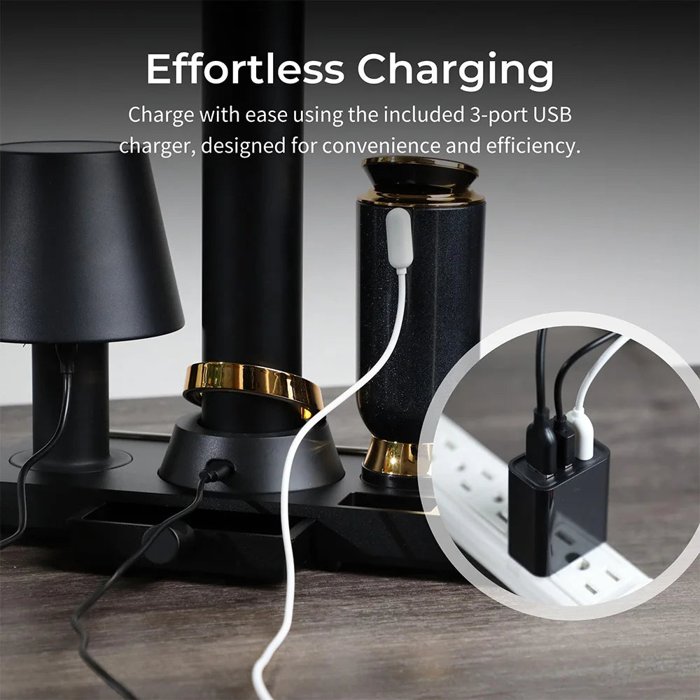 Luxurious 4-in-1 Electric Wine Aerator, Preserver , Dispenser & Vacuum Saver with LED Display - Wine Accessories for Wine Lovers