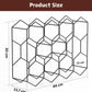 14 Bottle Freestanding Modern Metal Countertop Wine Rack Countertop