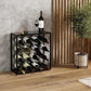 Freestanding Metal Wine Rack for 25 Bottles