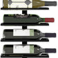 Metal Wall Mount Wine Rack for Wine Bottles, Liquor, Champagne (Holds 10 Bottles)