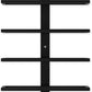 Metal Wall Mount Wine Rack for Wine Bottles, Liquor, Champagne (Holds 10 Bottles)