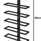 Metal Wall Mount Wine Rack for Wine Bottles, Liquor, Champagne (Holds 10 Bottles)