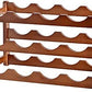 3-layer Bamboo Wine Storage Rack (12 bottles)