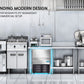 POLYCOOL Commercial Ice Maker Machine, up to 45kg/24hr, Donper Compressor, Undercounter, Freestanding