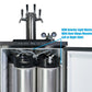 Keg King - Kegmaster Series XL Kegerator - Fastap Triple Tap