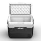 Kolner 50l Fridge Freezer Cooler 12/24/240v Camping Portable Refrigerator - Black