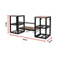 Wall Mounted Wine Rack 3 Stem Glass Holder Storage Organiser
