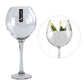 bulk 4 Glass Vase Wine Glass Flower 42cm