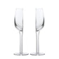 2 Pcs Unique Half-Round Crystal Wine Glass