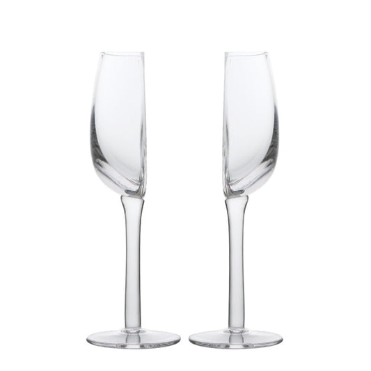 2 Pcs Unique Half-Round Crystal Wine Glass