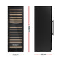 Devanti Wine Fridge Cooler Dual Zone 128 Bottles